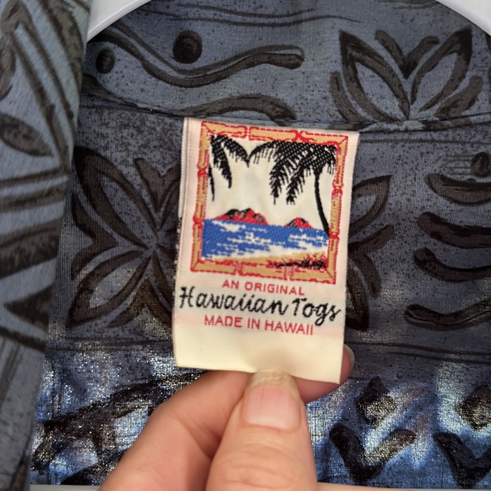 Vintage Men’s Hawaiian Togs cotton shirt size L - Picture 5 of 11